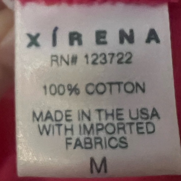 XIRENA Cranberry Pink Gauze Cotton Button Front Midi Dress - Picture 6 of 7